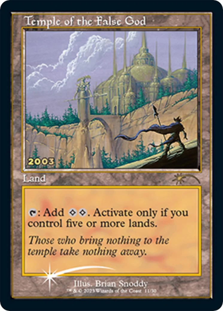 Temple of the False God [30A-P - 11]