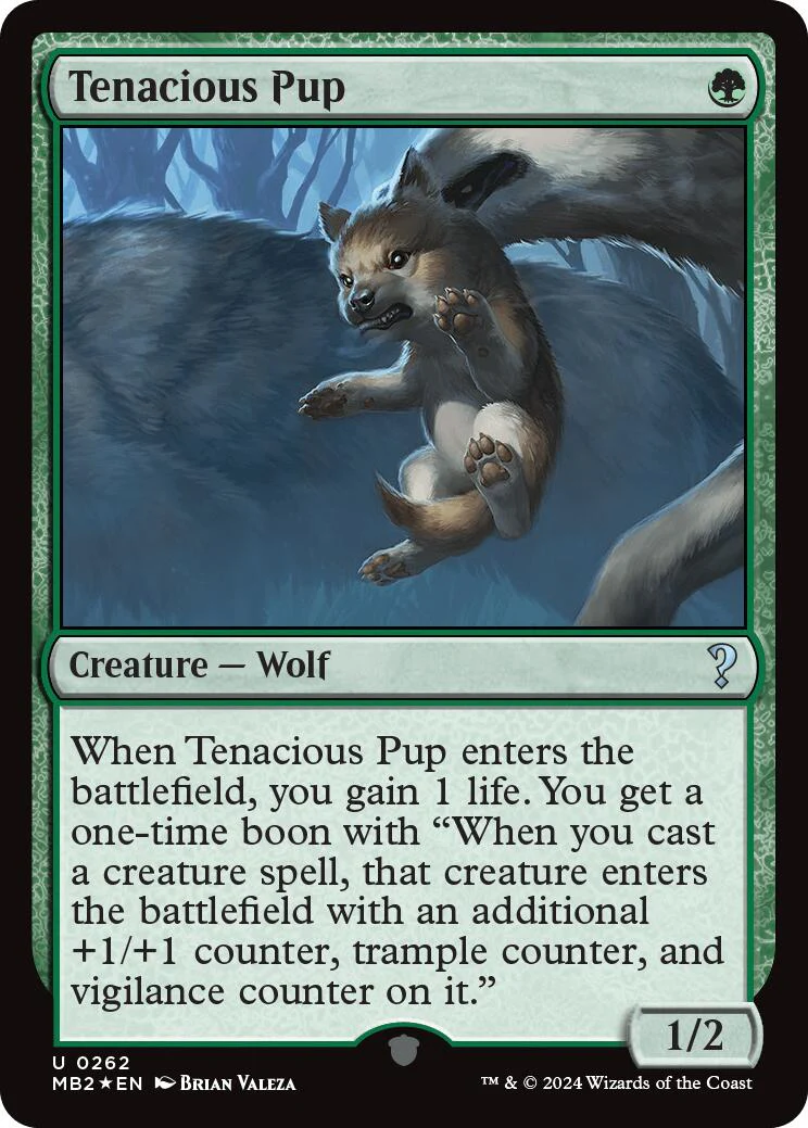 Tenacious Pup [MB2 - 262]