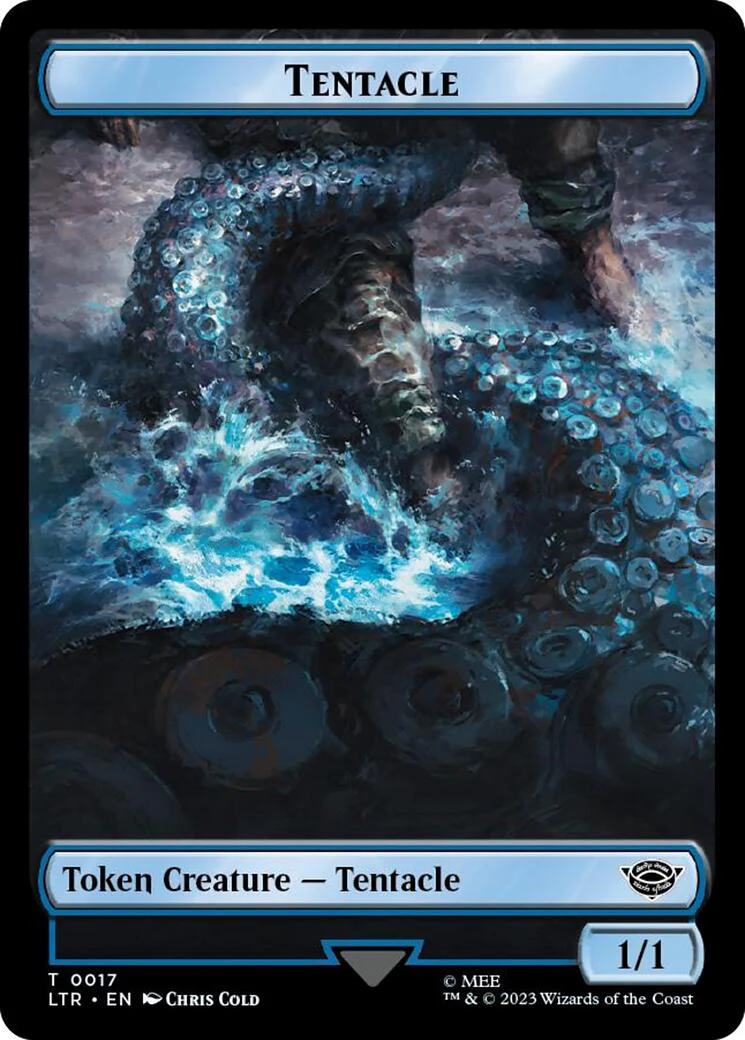 Tentacle // Food (0023) Double-Sided Token (Surge Foil) [LTR - 17 // 23]