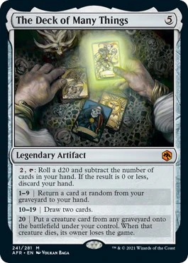 The Deck of Many Things [AFR - 241]