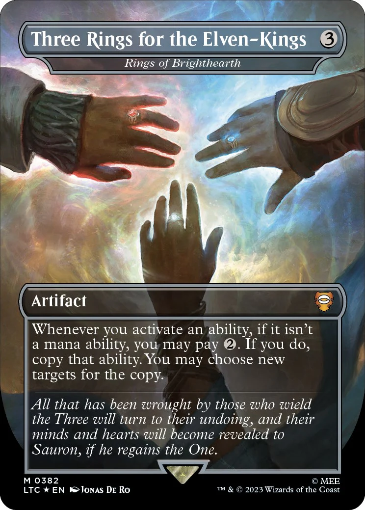 Three Rings for the Elven-Kings - Rings of Brighthearth (Surge Foil) [LTC - 382]