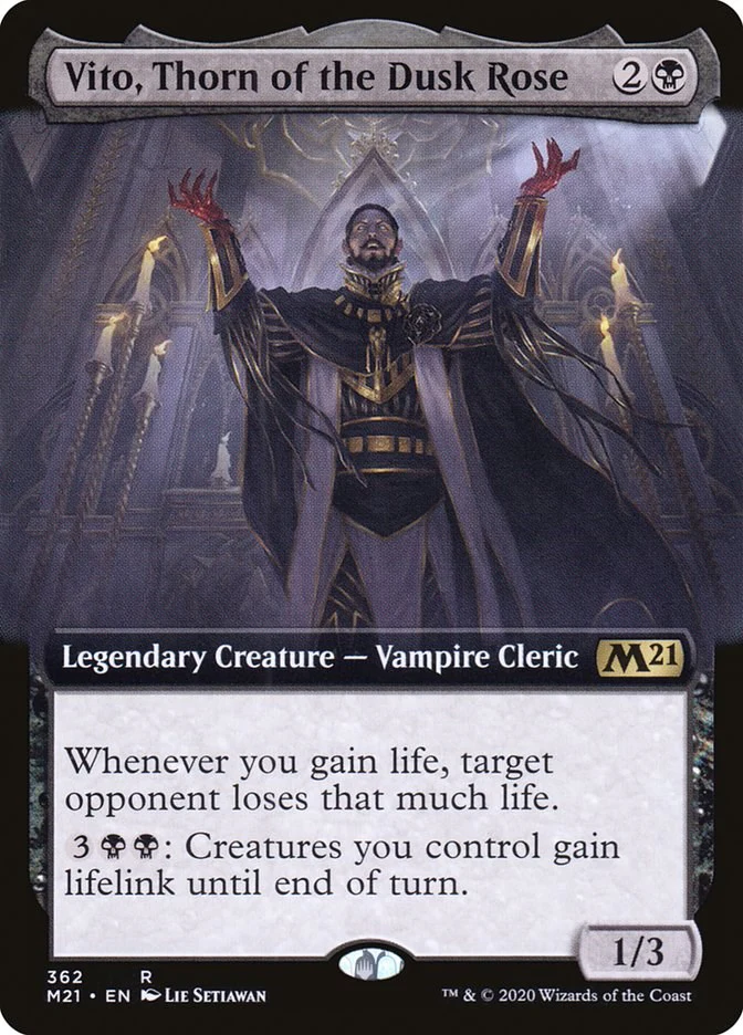 Vito, Thorn of the Dusk Rose (Extended Art) [M21 - 362]