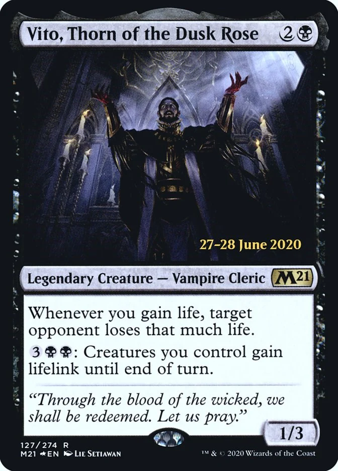 Vito, Thorn of the Dusk Rose [PRE - 127]